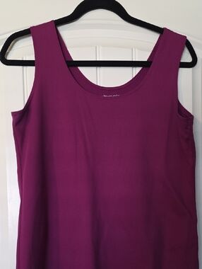 Chico's Magenta Scoop Neck Tank